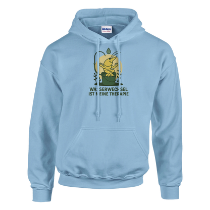 Wasserwechsel ist meine Therapie – Hoodie - Shrimplab