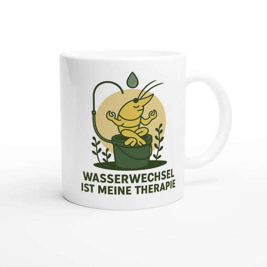 Wasserwechsel ist meine Therapie – Tasse - Shrimplab