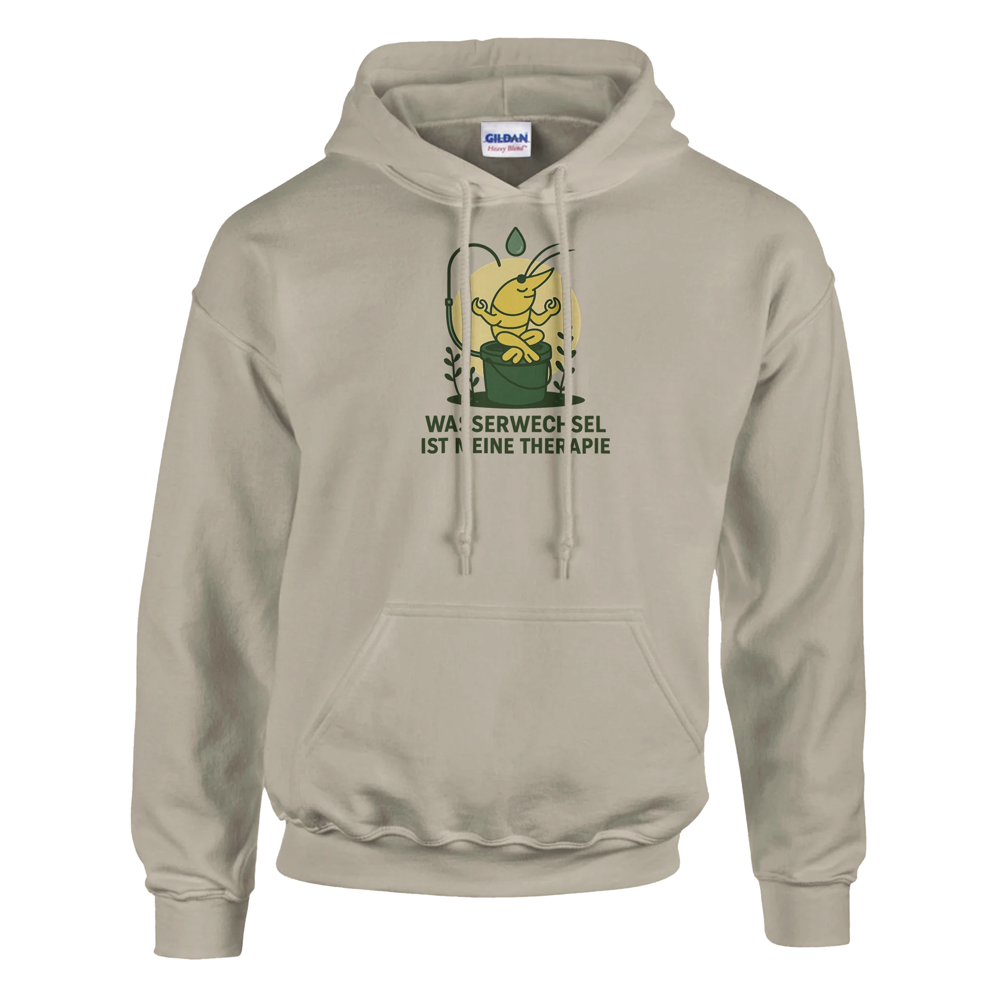 Wasserwechsel ist meine Therapie – Hoodie - Shrimplab
