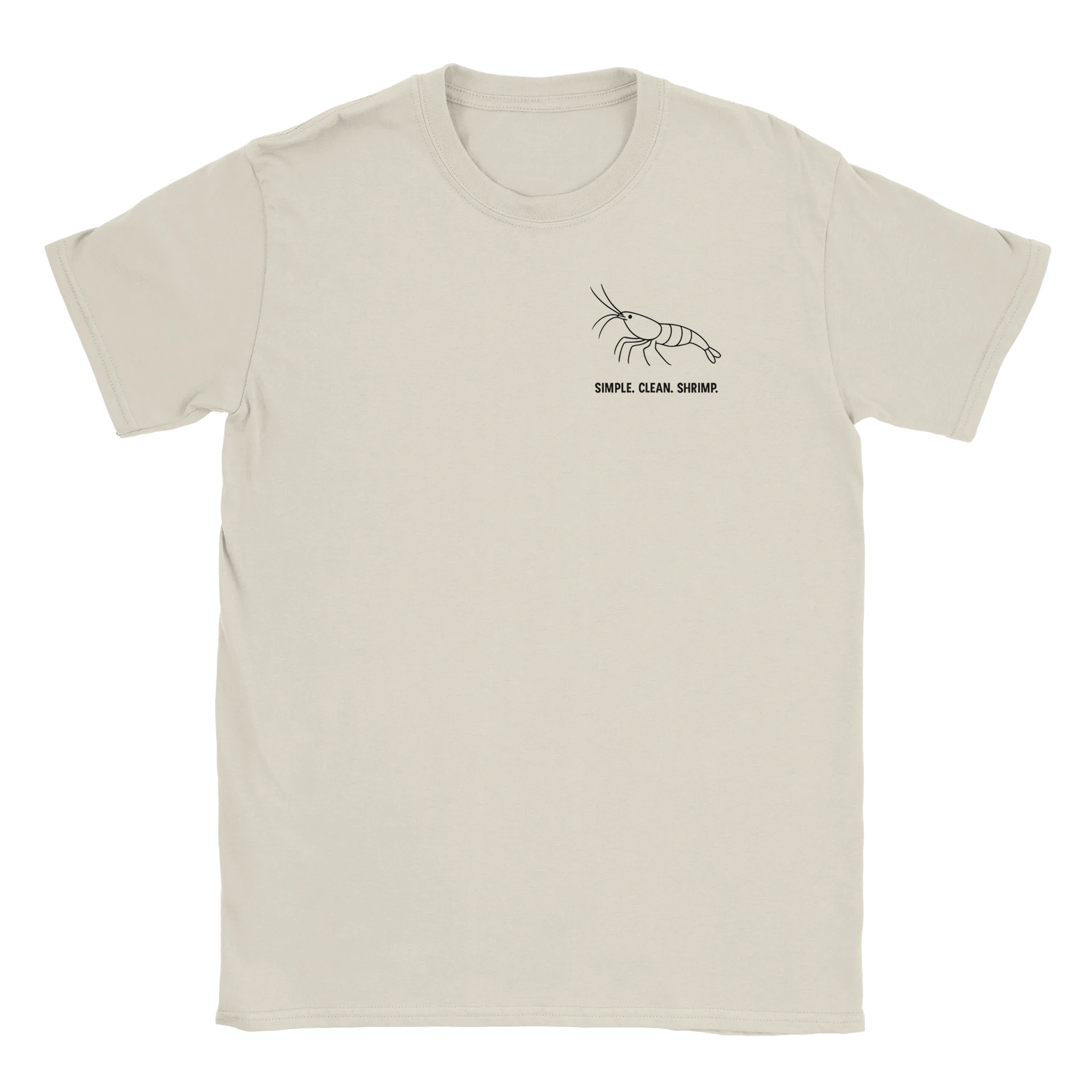 Simple. Clean. Shrimp. – T-Shirt - Shrimplab