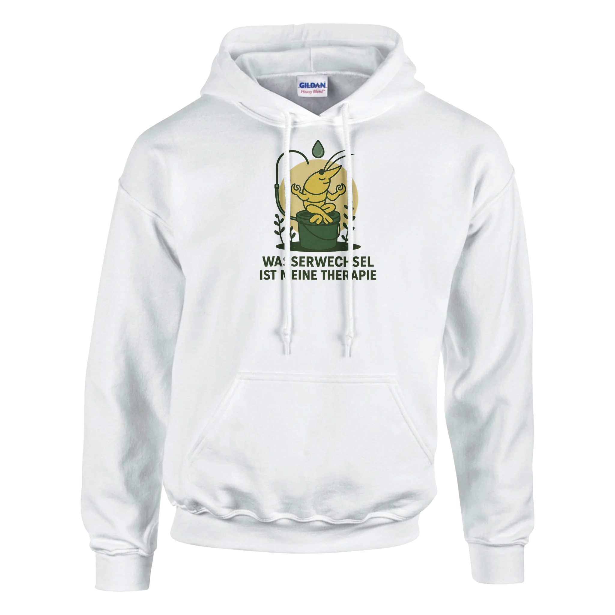 Wasserwechsel ist meine Therapie – Hoodie - Shrimplab