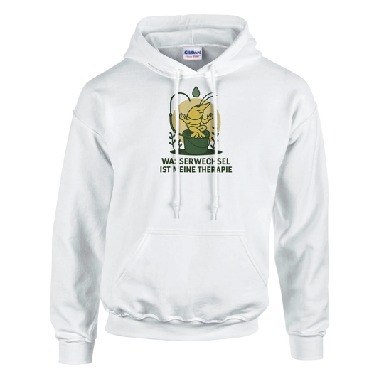 Wasserwechsel ist meine Therapie – Hoodie - Shrimplab