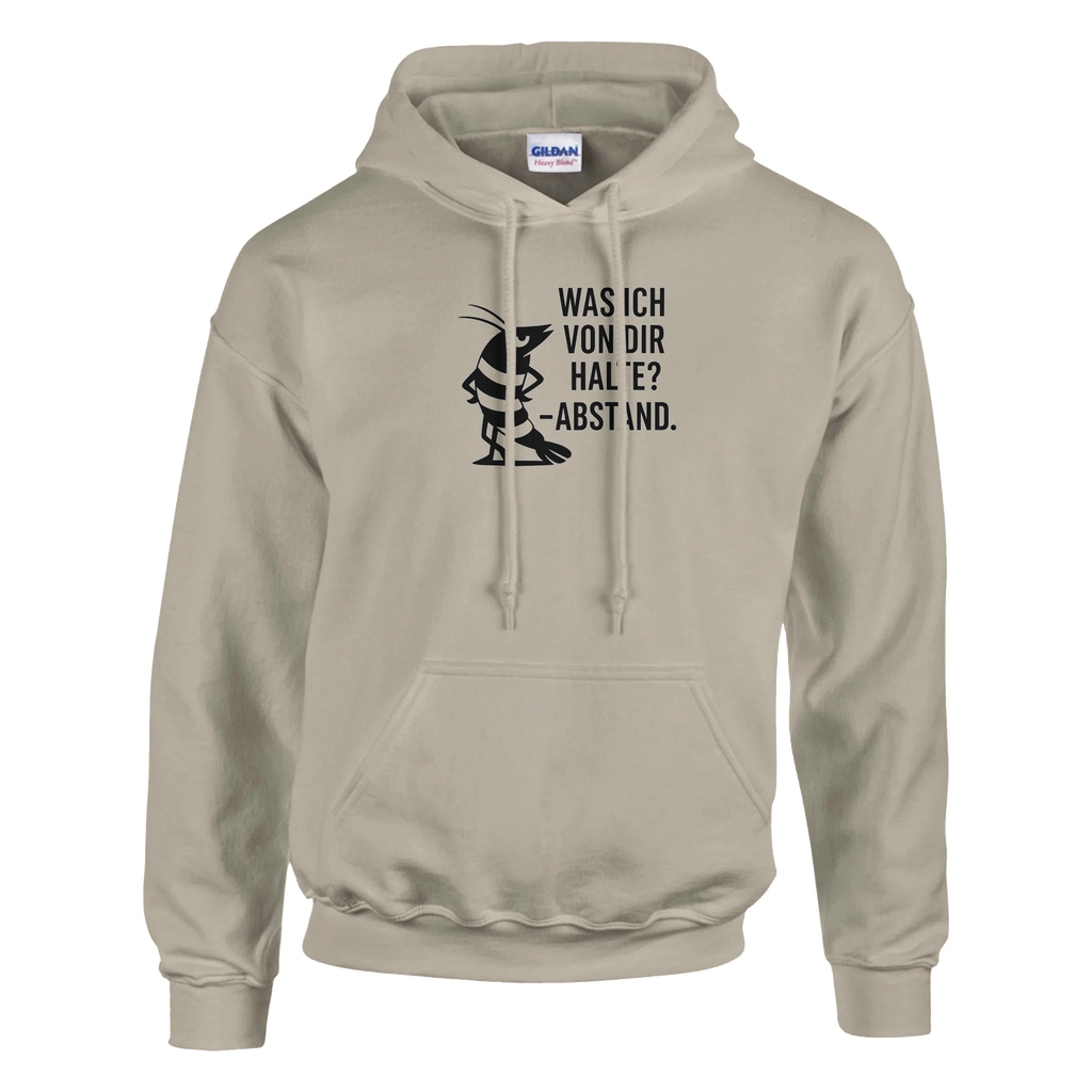 Abstand bitte – Hoodie - Shrimplab