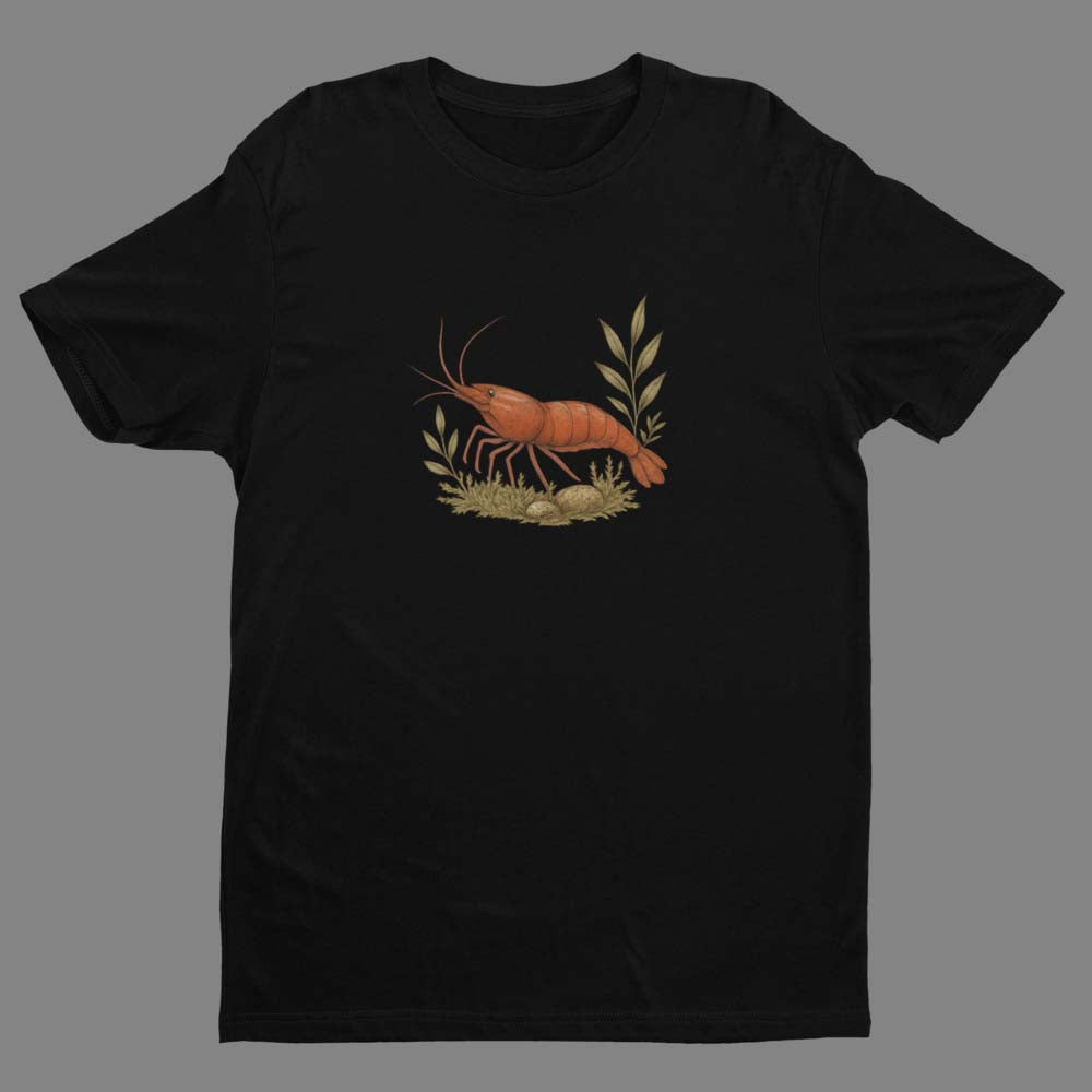 Red Shrimp Botanical – Shirt