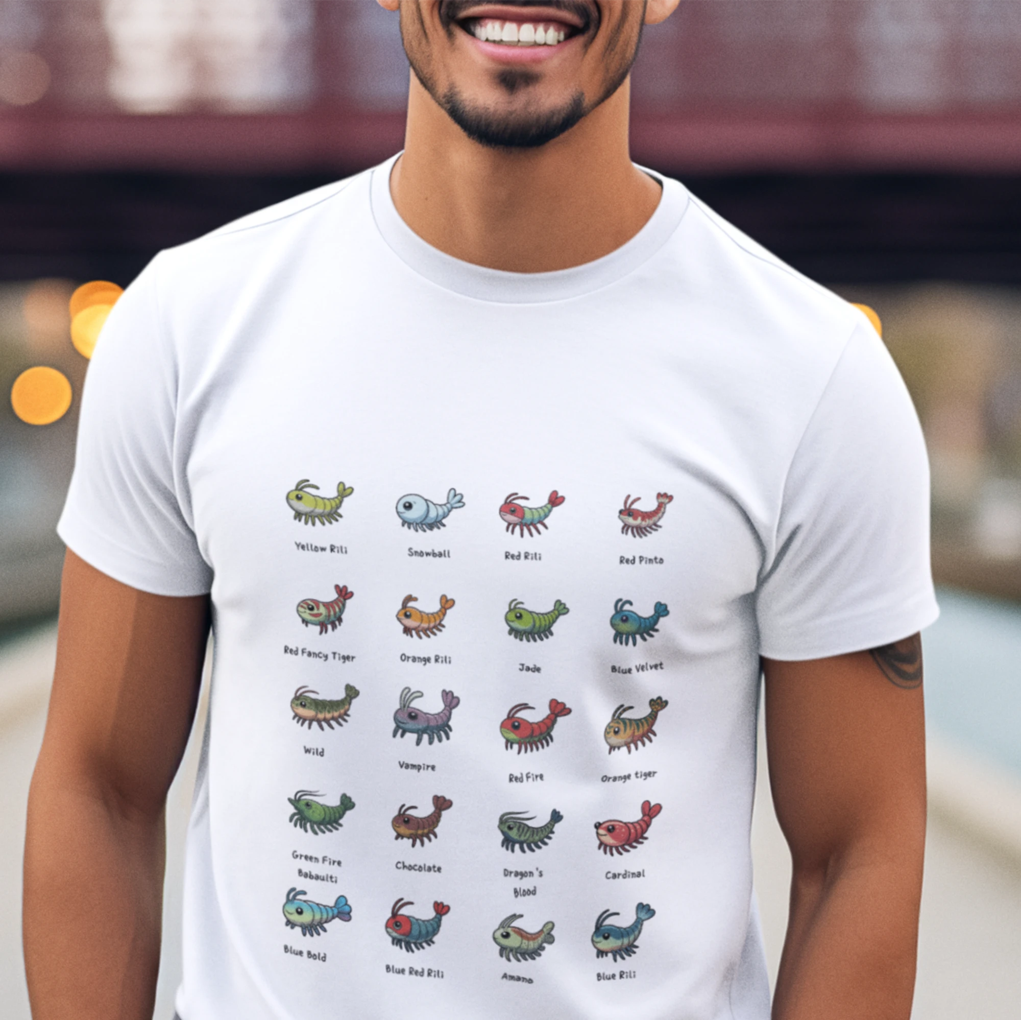 Beliebte Shrimp Arten - Shirt